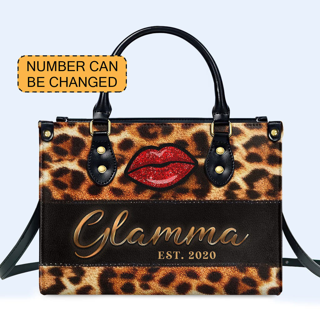 Glamma - Personalisierte Lederhandtasche - MM09