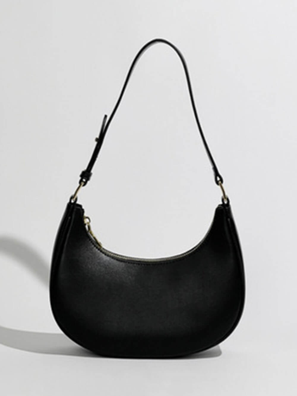 Einfache Unterarm-One-Shoulder-Cross-Body-Halbmond-Taschen