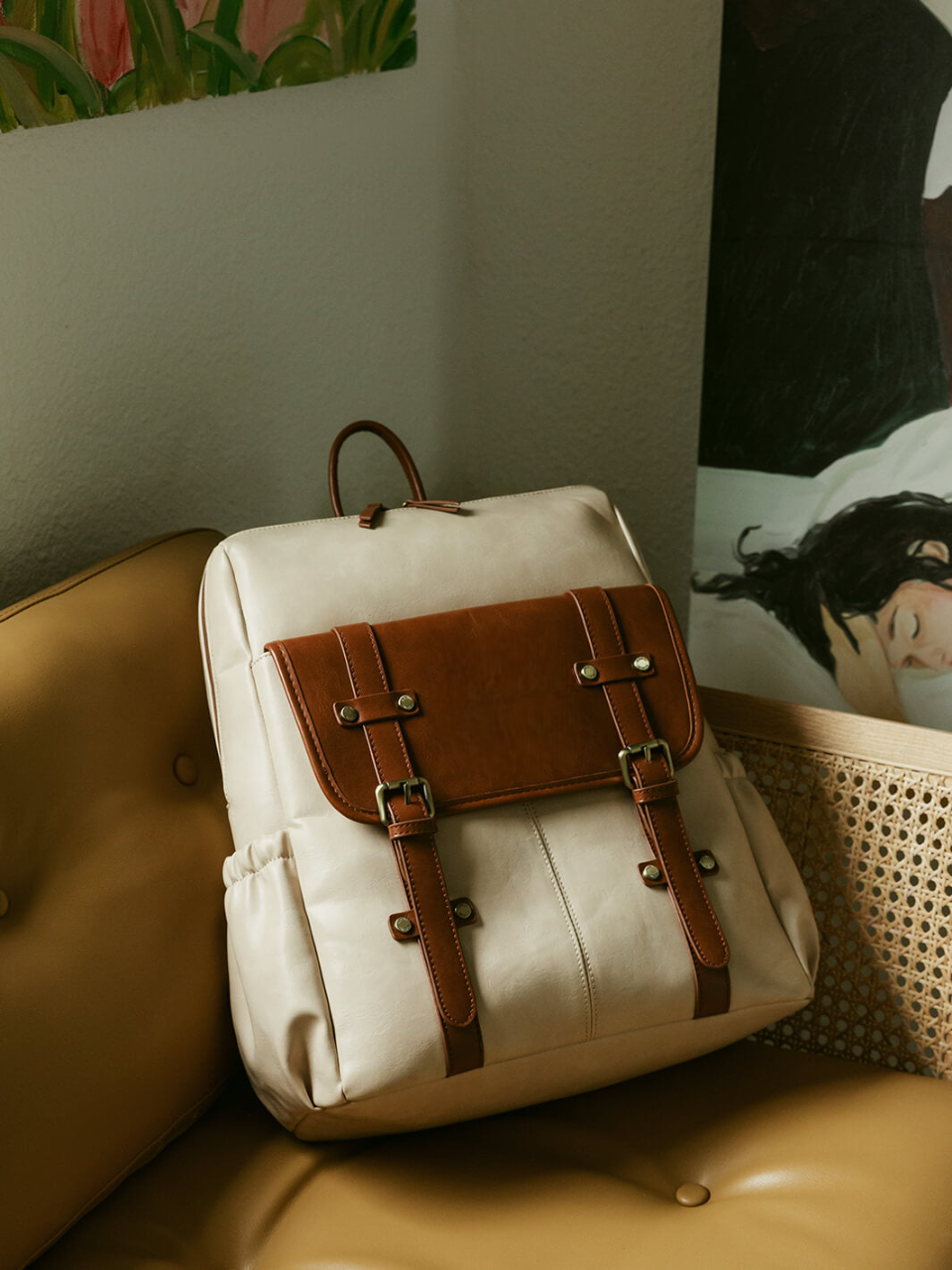 Scarlett Flip Zipper Veganer Rucksack