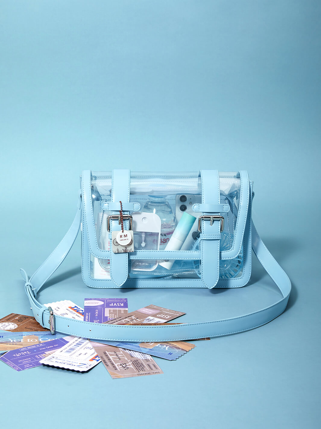 Jane's Transparente Messenger Bag - Stadiongeprüft