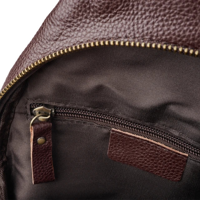 Compact Leather Crossbody Bag