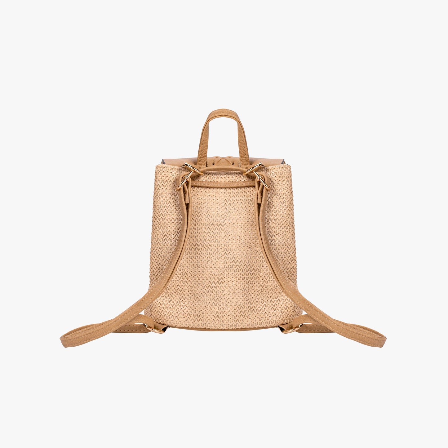 Rucksack aus Stroh mit Quaste