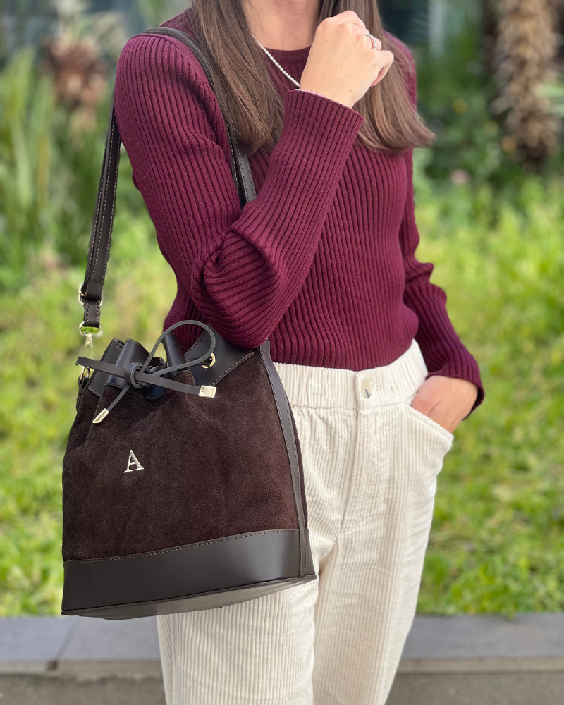 Taupefarbene Charlotte-Tasche