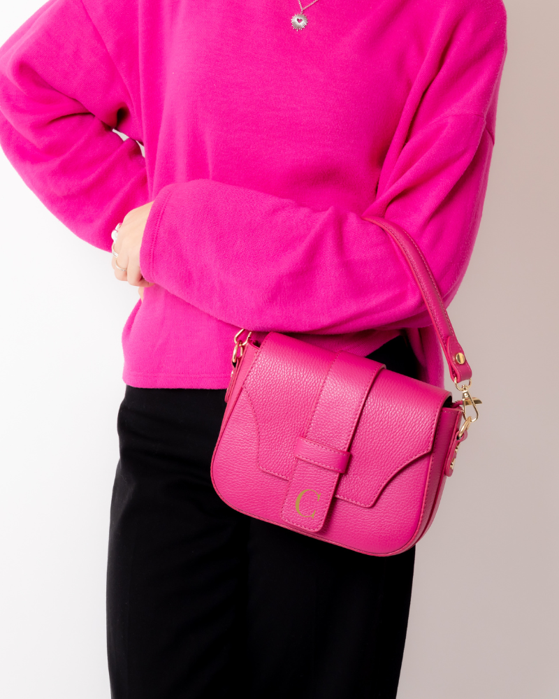 Jimena Fuchsia Rosa Tasche