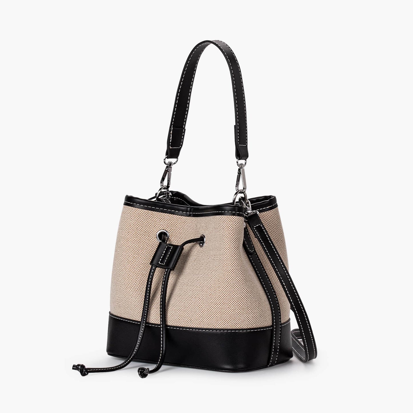Beuteltasche aus Canvas im Vintage-Stil