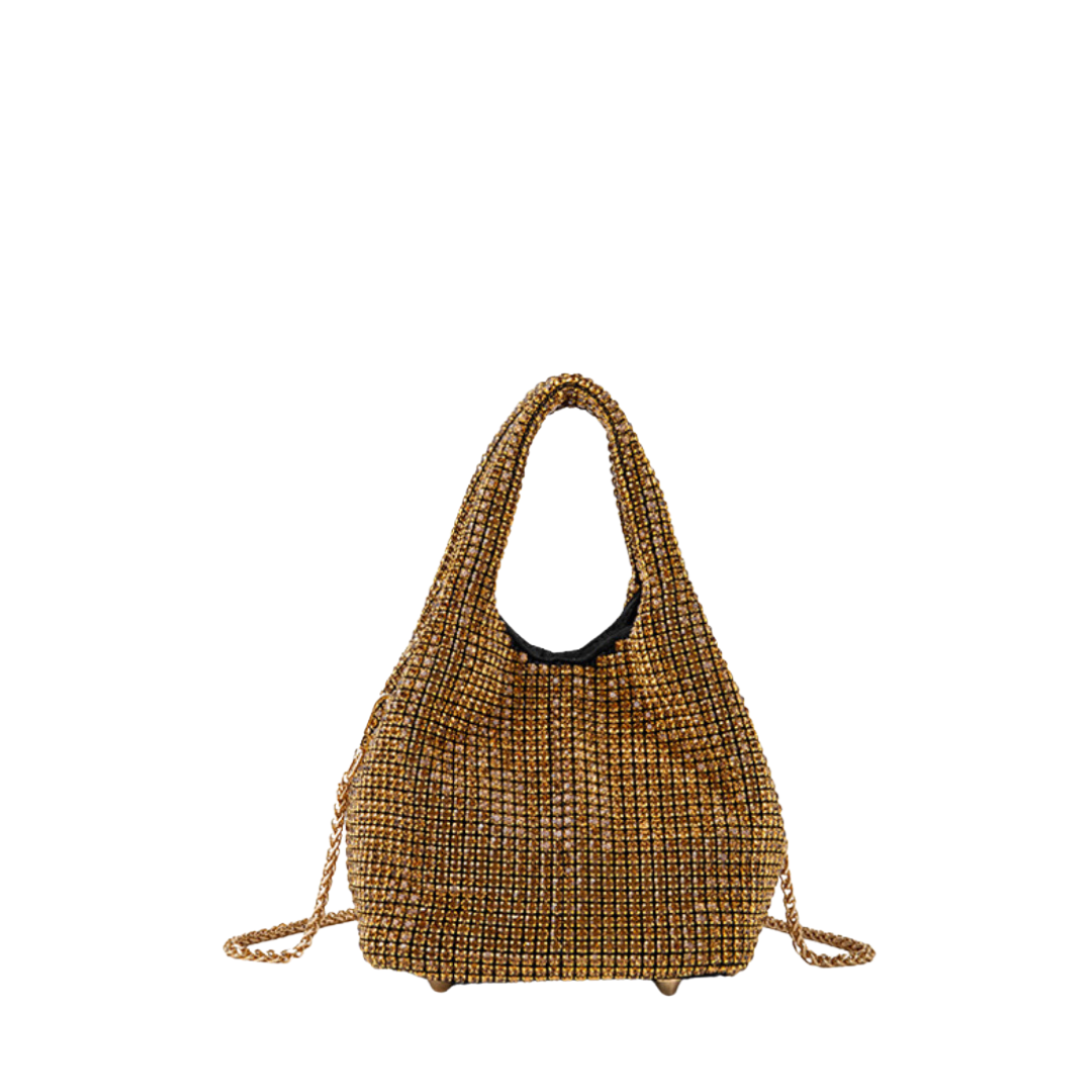 Clara Handtasche mit funkelnden Strasssteinen