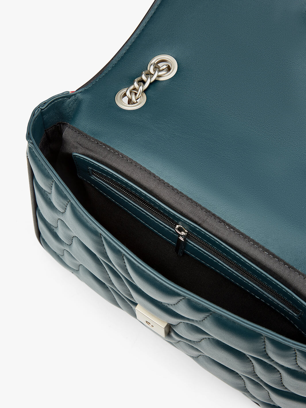Gesteppte mittelgroße Schultertasche „Infinity Love“