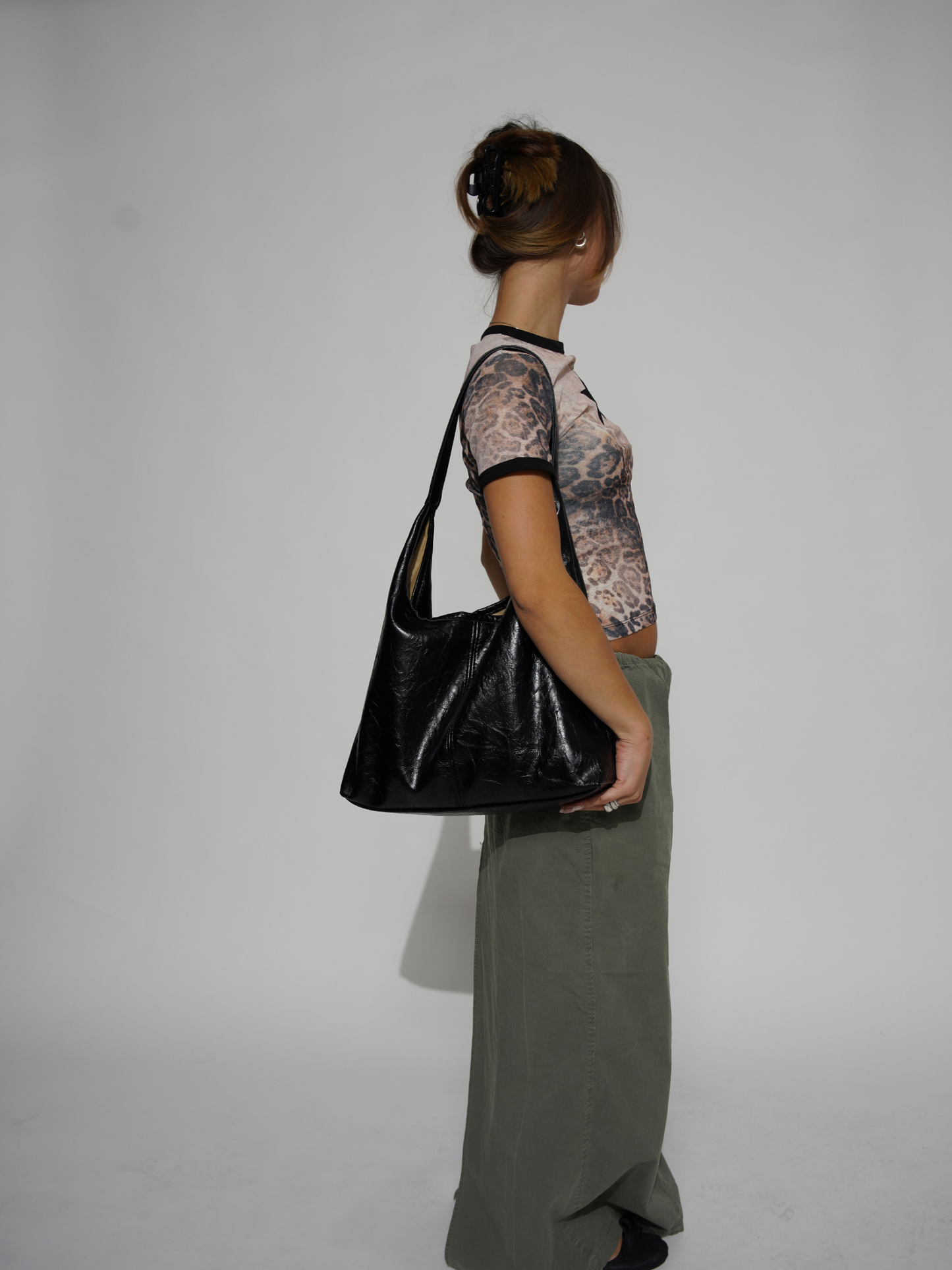 Tote Scarlett aus Distressed-Leder
