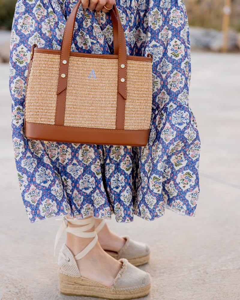 Quadratische Mini-Bouler-Tasche „Carmina“