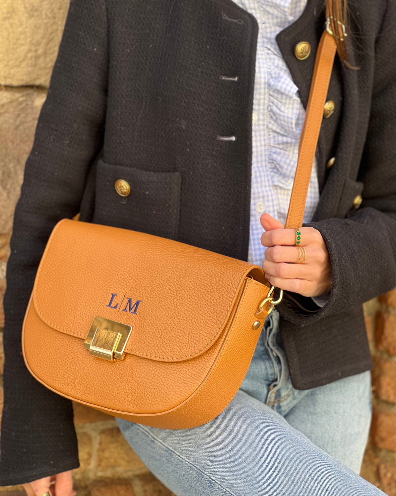 Kamelfarbene Tasche „Olivia“