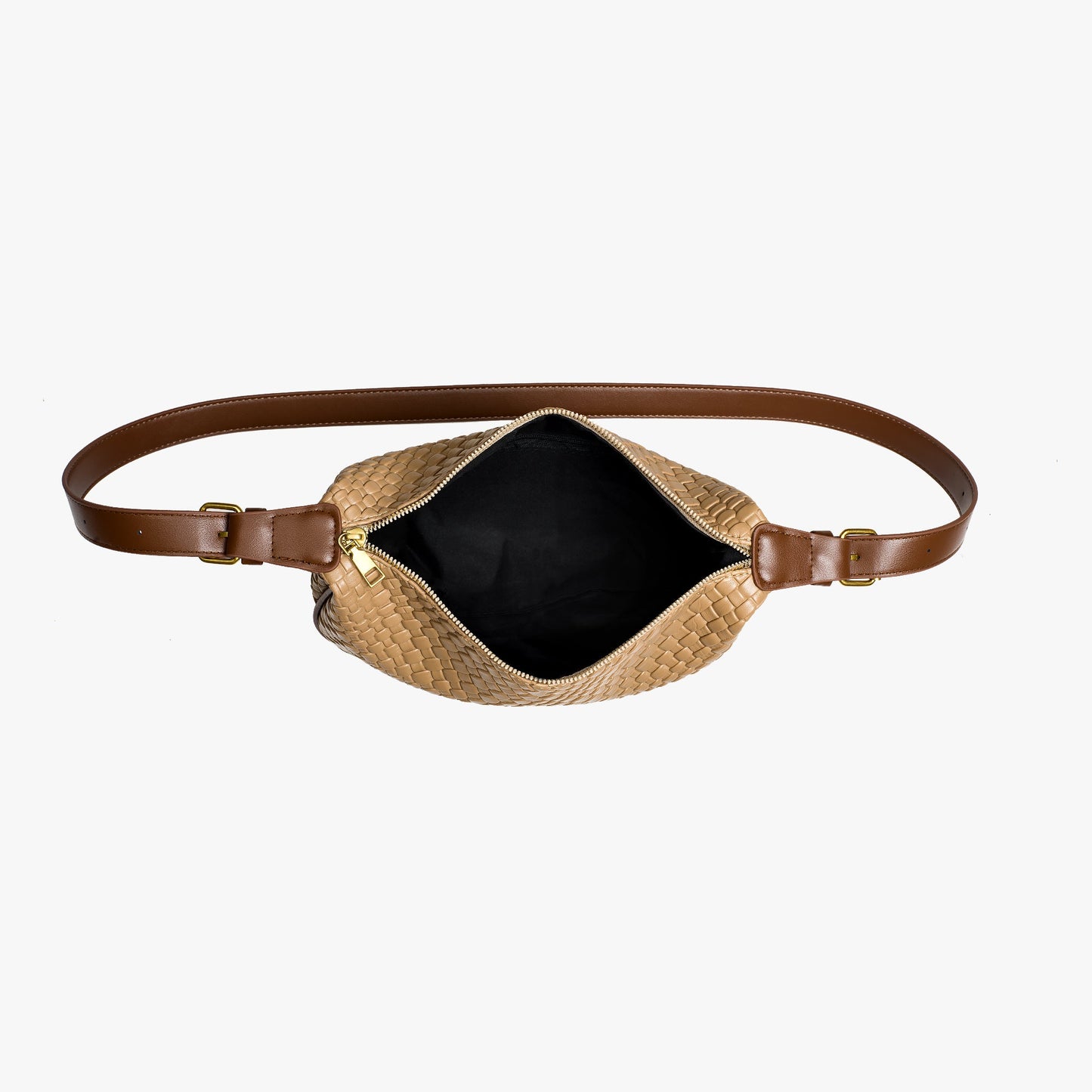 Gewebte Halbmondtasche
