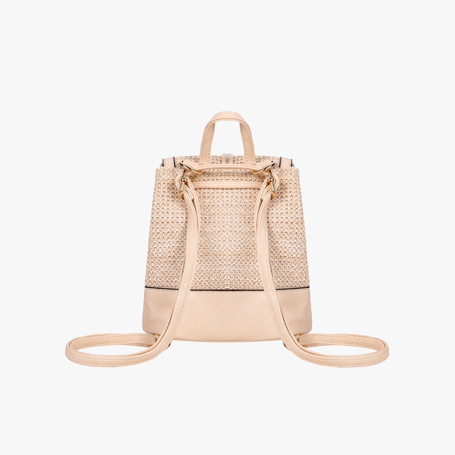 Knotted Straw Backpack