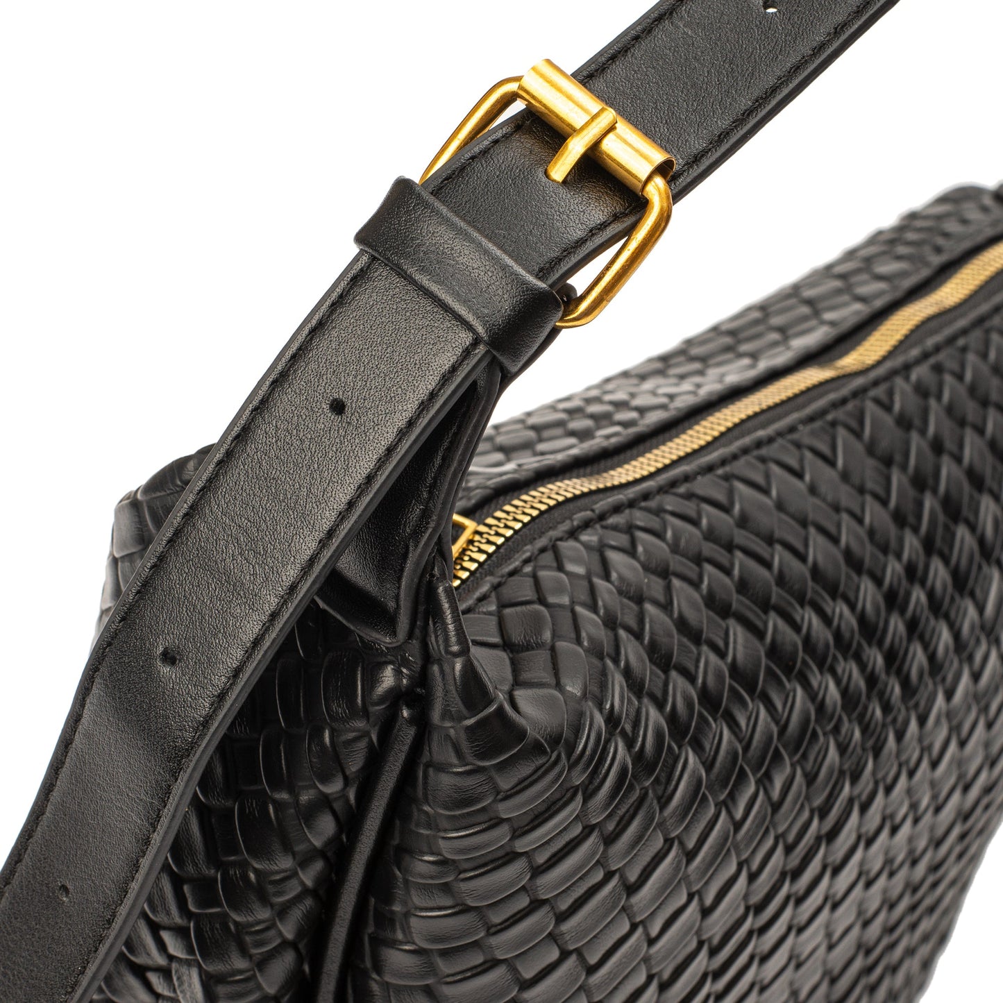 Gewebte Halbmondtasche