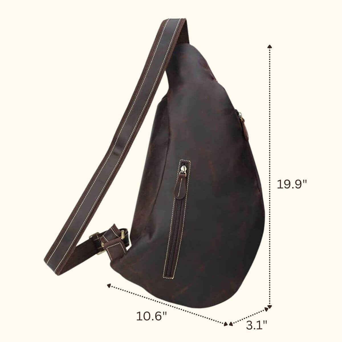 Frontier Leather Crossbody Bag