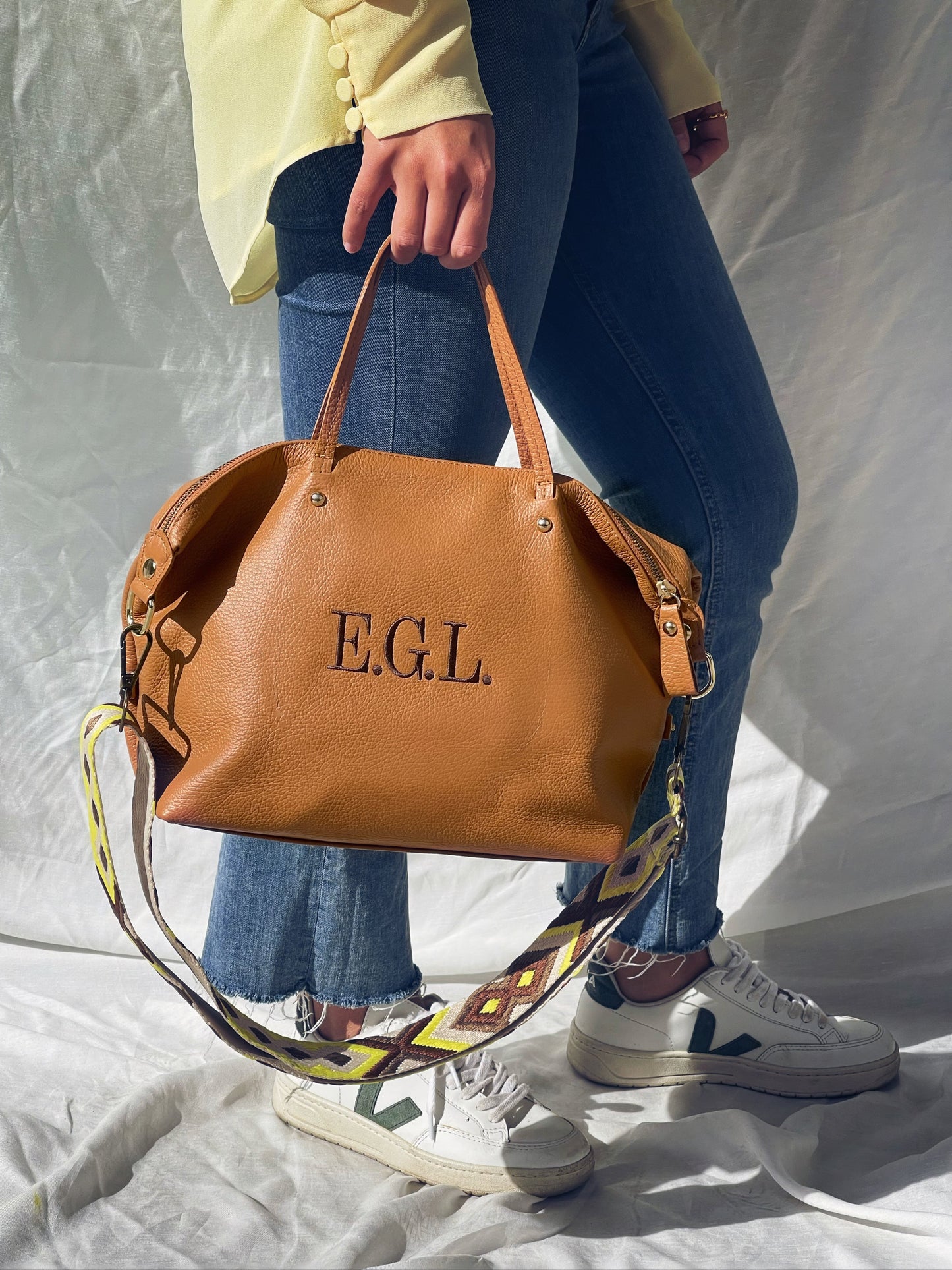 Kamelfarbene Catalina-Tasche