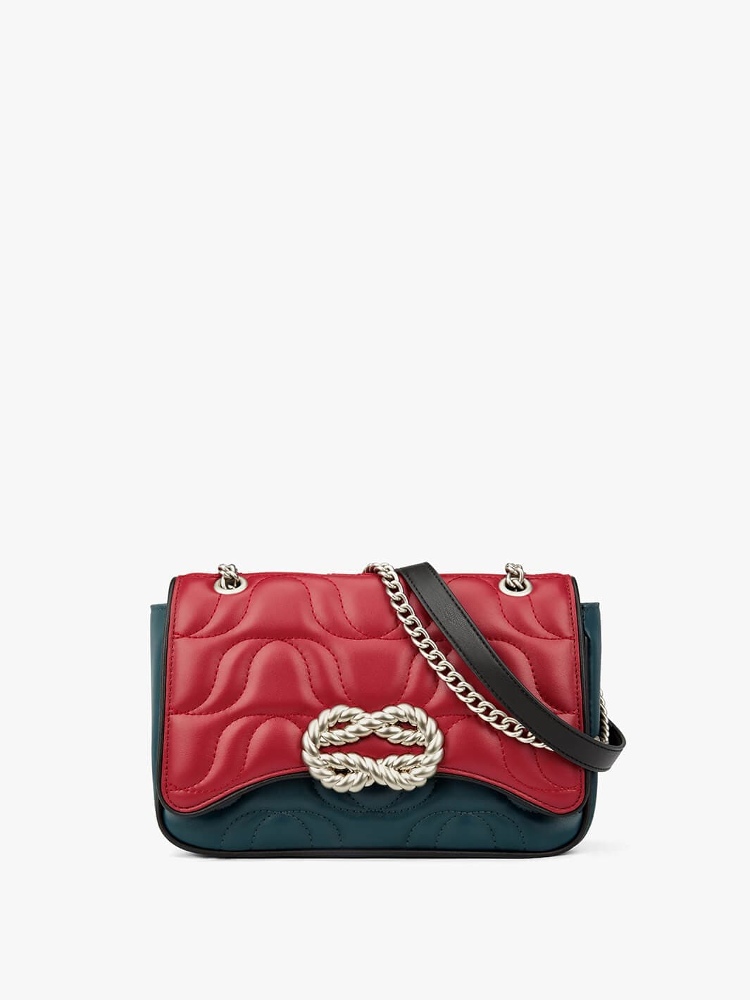 Gesteppte mittelgroße Schultertasche „Infinity Love“