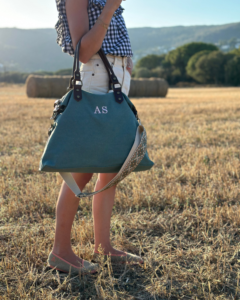 Beige Federica Aqua Grün