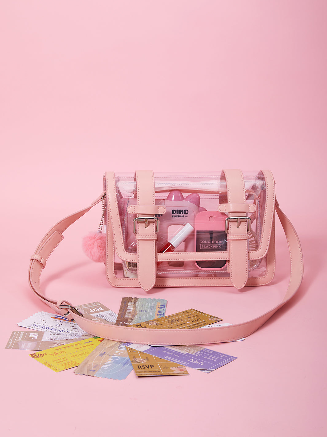 Jane's Transparente Messenger Bag - Stadiongeprüft