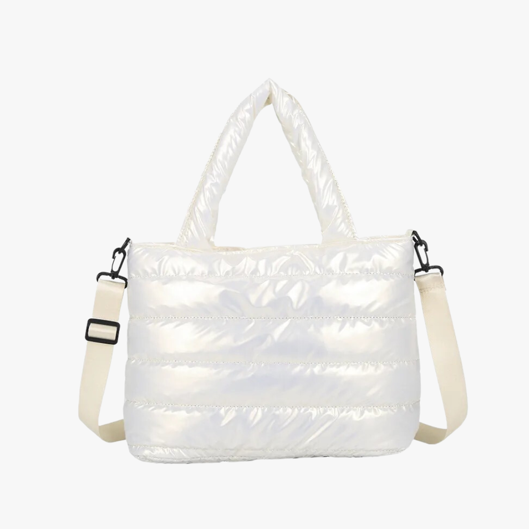 Puffertasche aus Satin