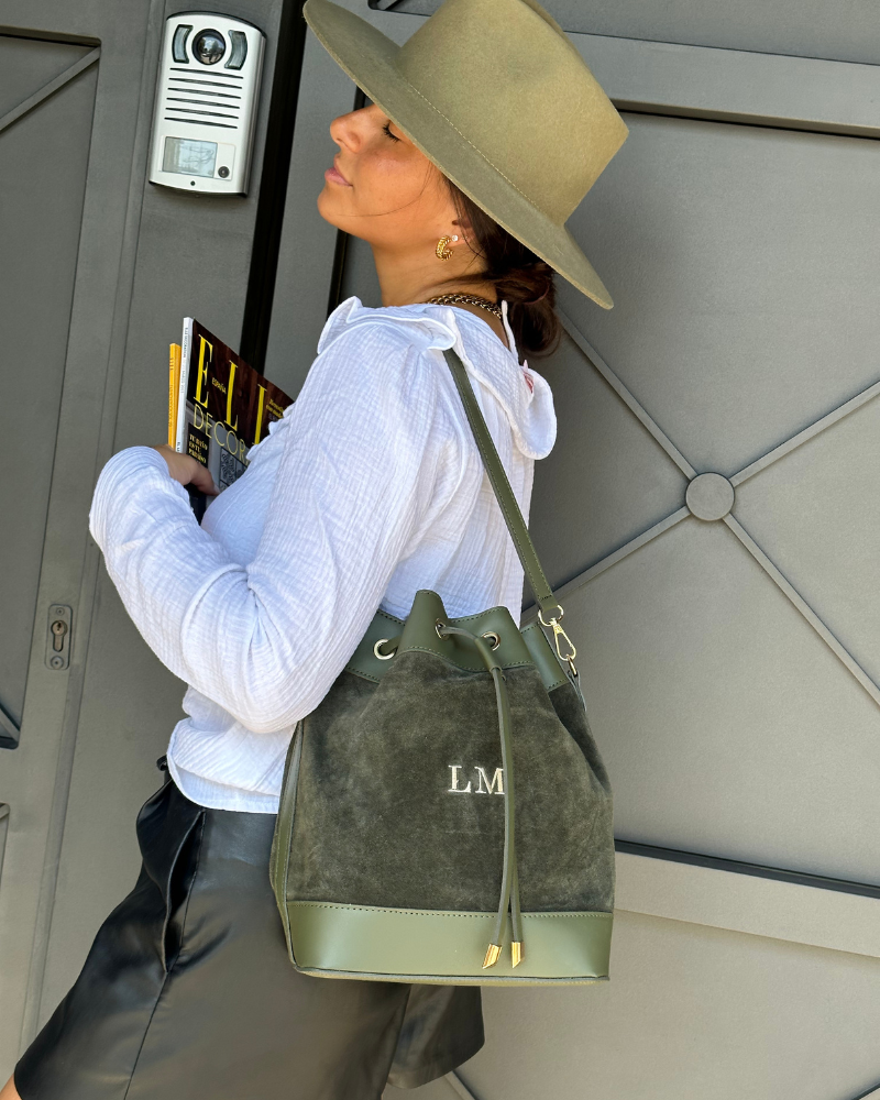 Taupefarbene Charlotte-Tasche
