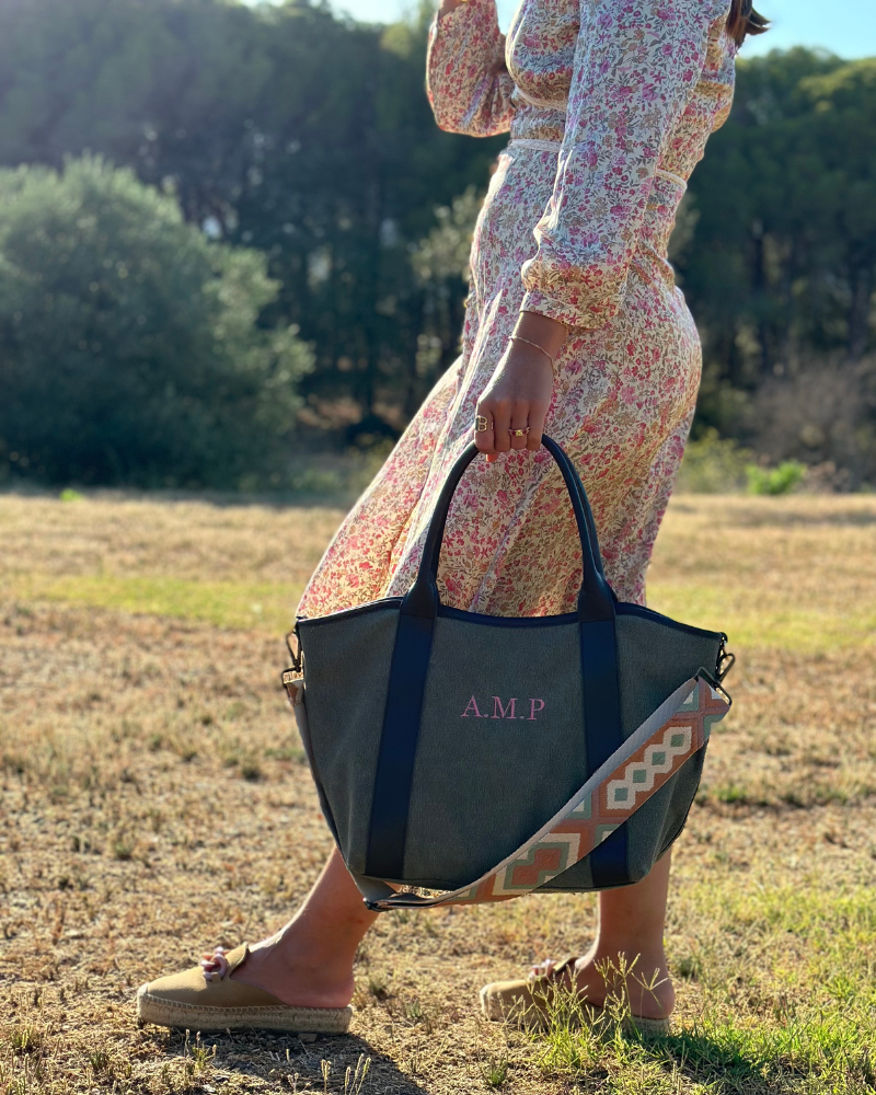 Taupefarbene Federica-Tasche