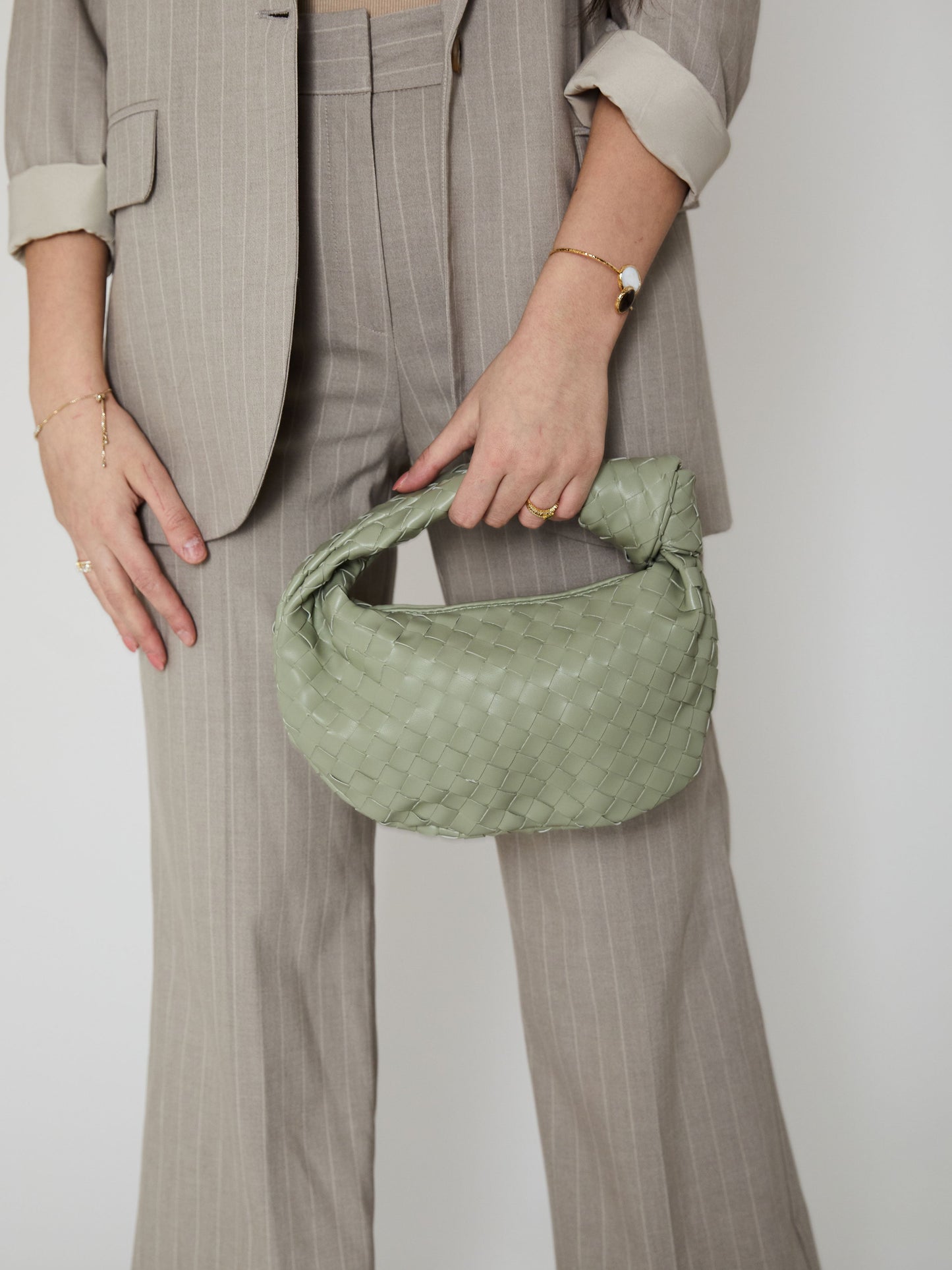Mini Everyday Ledertasche - Mehltau