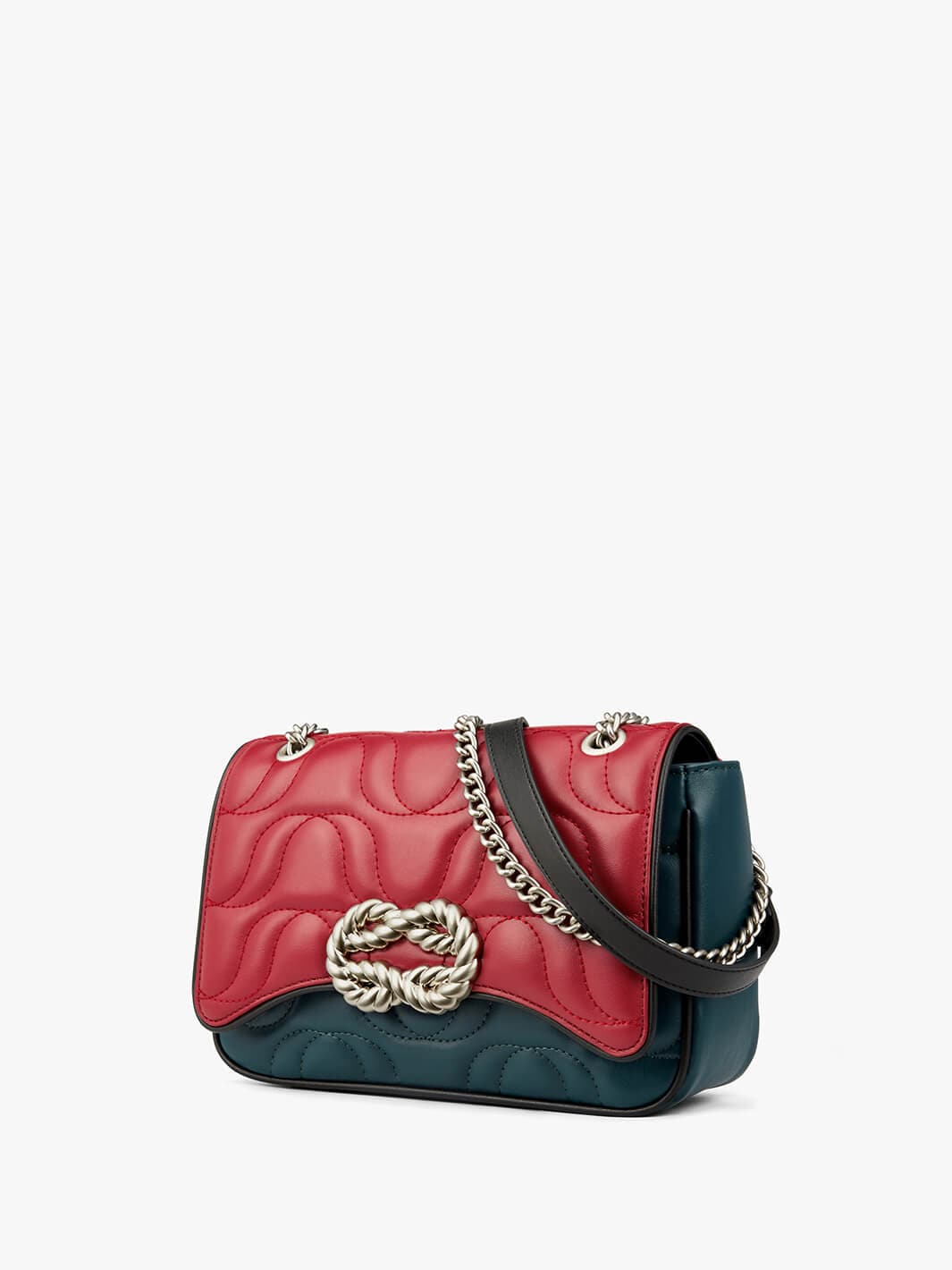 Gesteppte mittelgroße Schultertasche „Infinity Love“