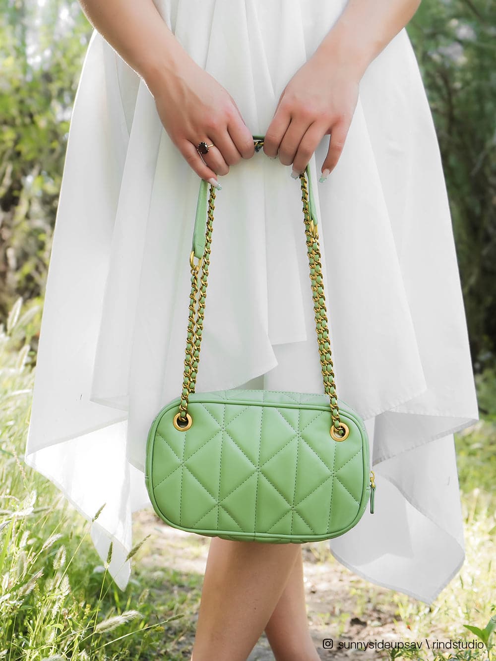 Gesteppte Schultertasche „Melody“