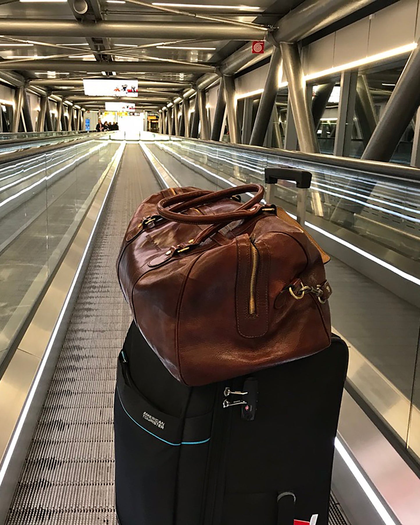 Beltrami Schwarz - Weekender aus Leder