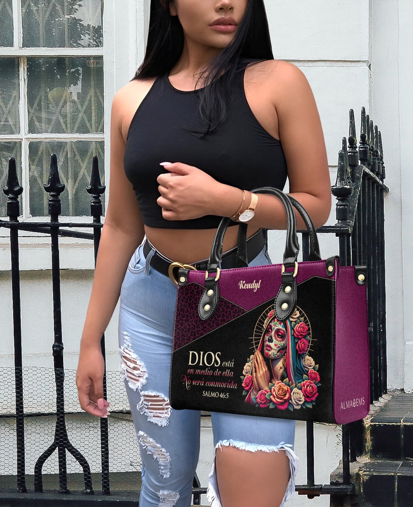 Dios - Personalisierte Lederhandtasche - MX12