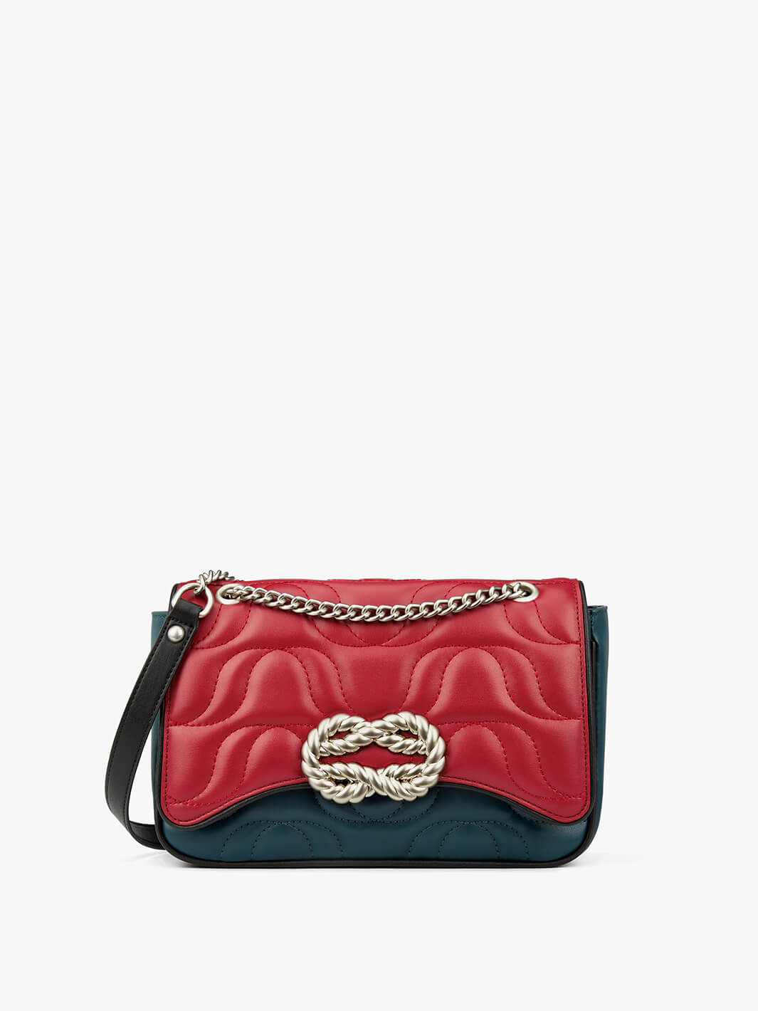 Gesteppte mittelgroße Schultertasche „Infinity Love“
