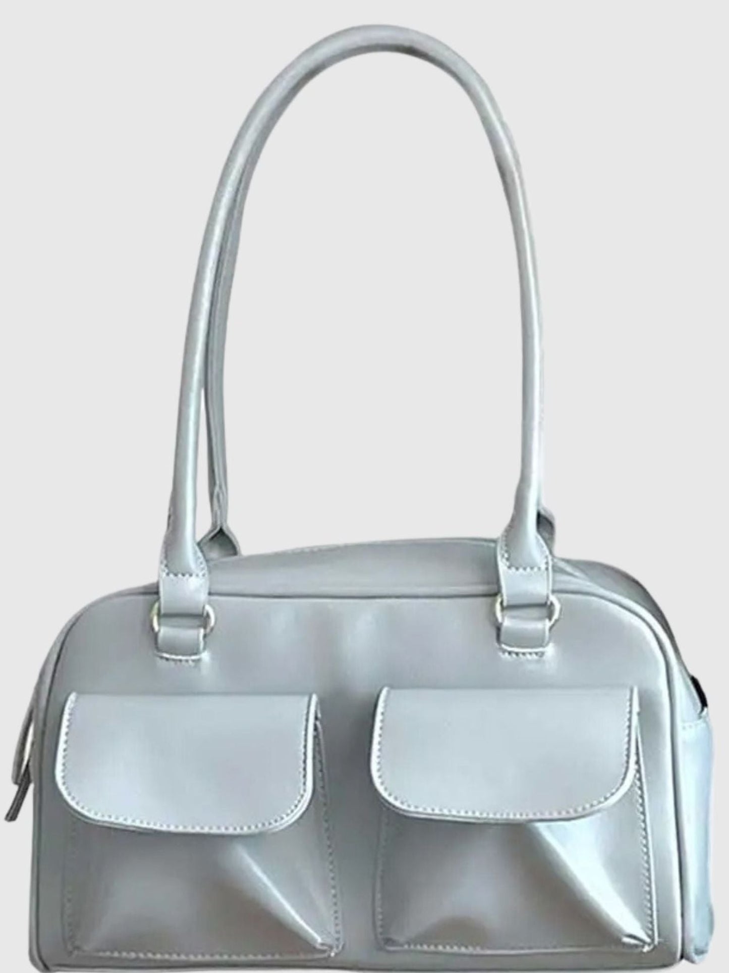 Schlanke Ledertasche für den Alltag