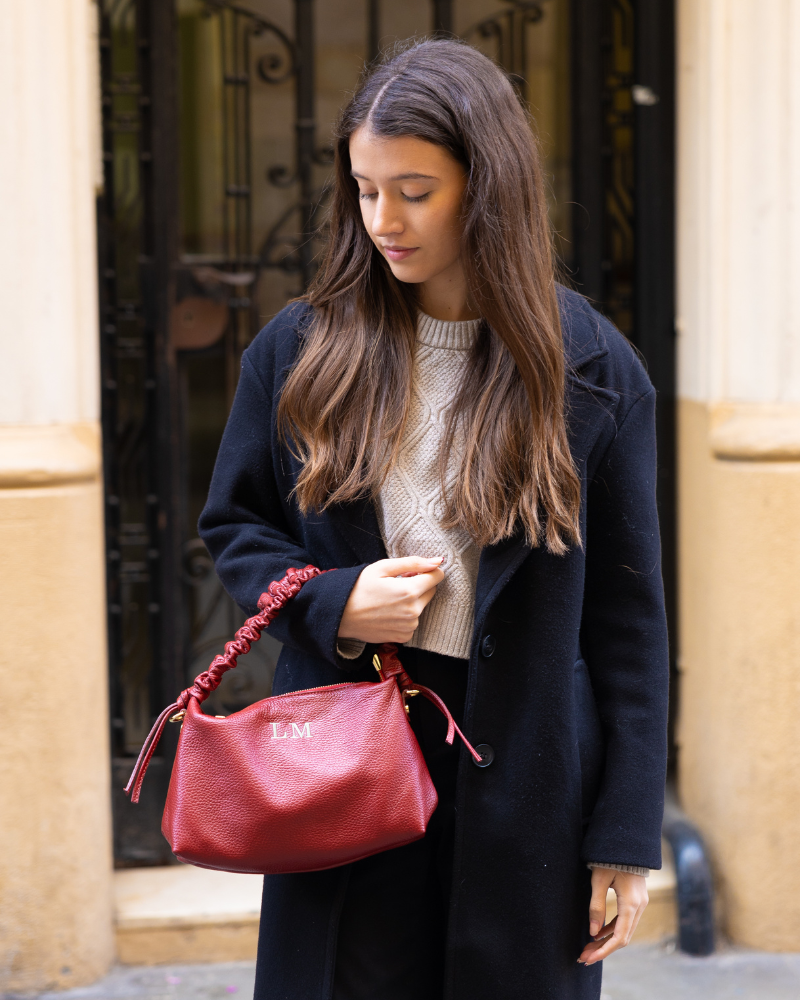 Vega Dunkelrote Tasche