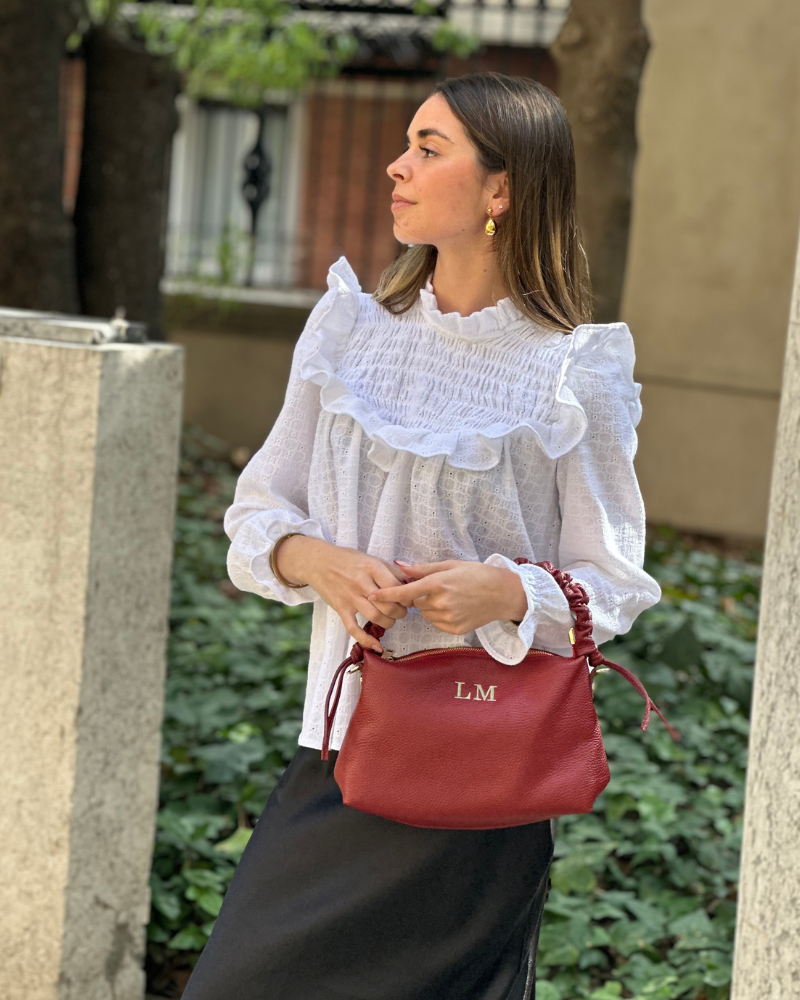 Vega Dunkelrote Tasche
