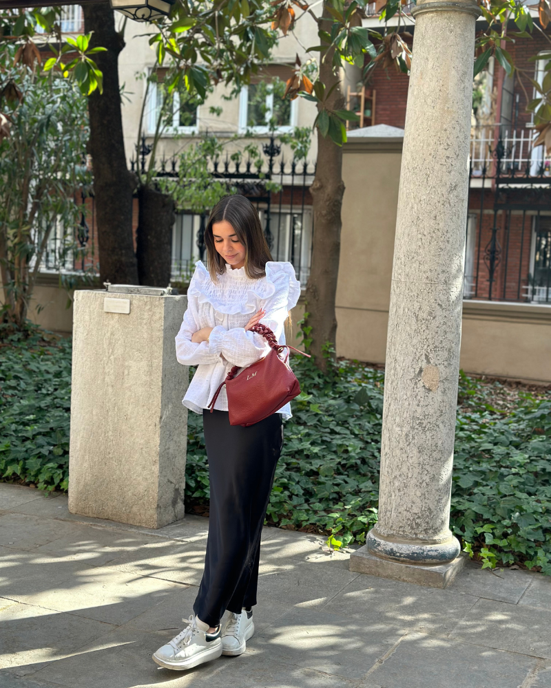 Vega Dunkelrote Tasche