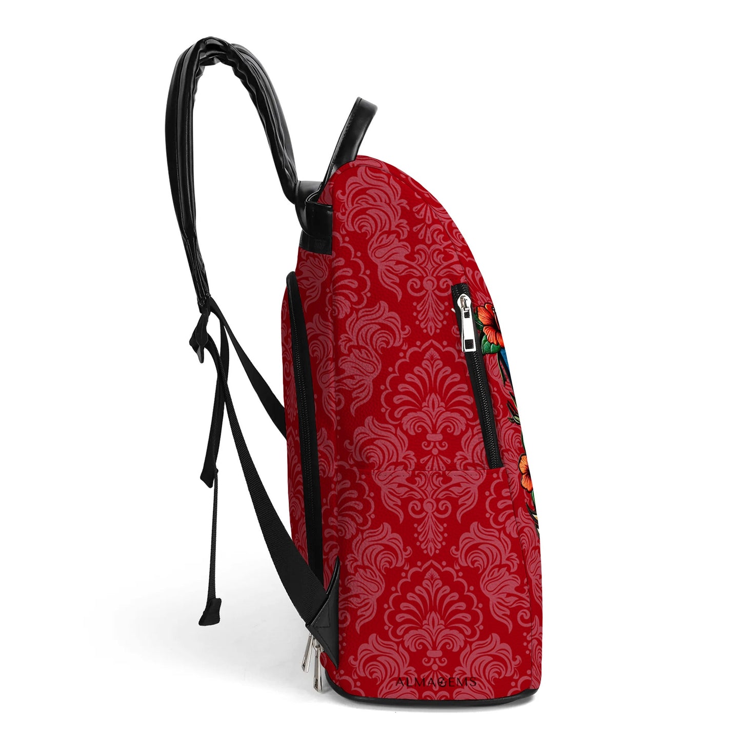 Boricua Hasta La Muerte - Personalized Custom Leather BackPack - HS019_BP