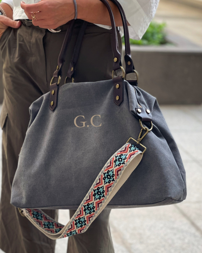 Graue Federica Tasche