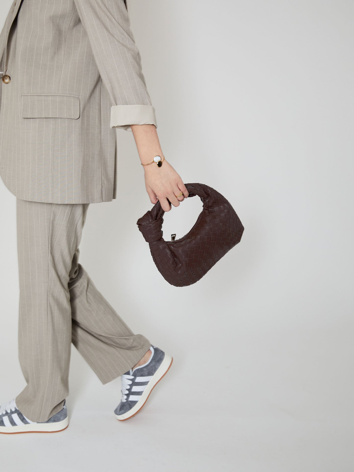 Mini Everyday Ledertasche - Dunkelbraun