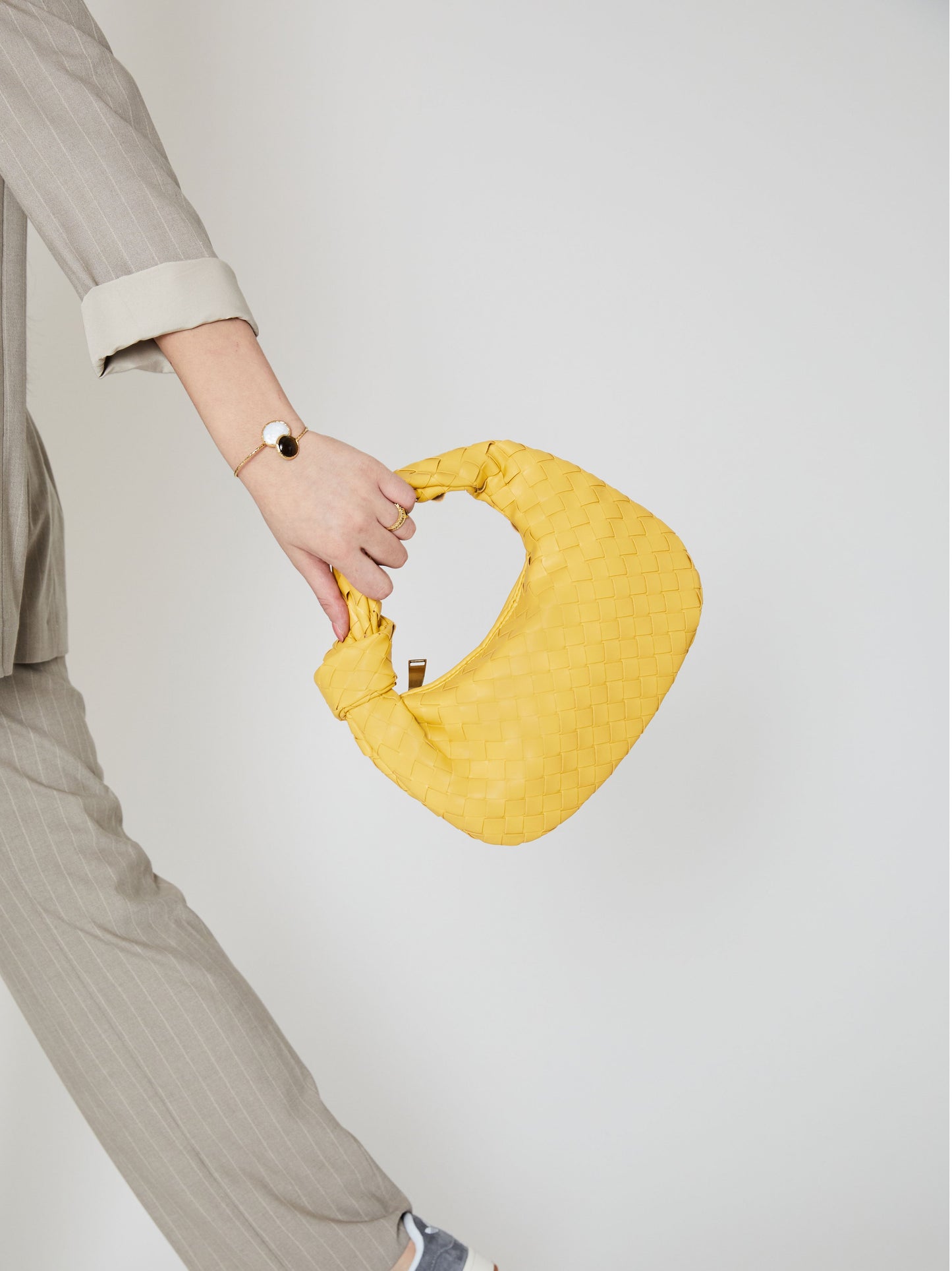 Mini Everyday Ledertasche - Gelb