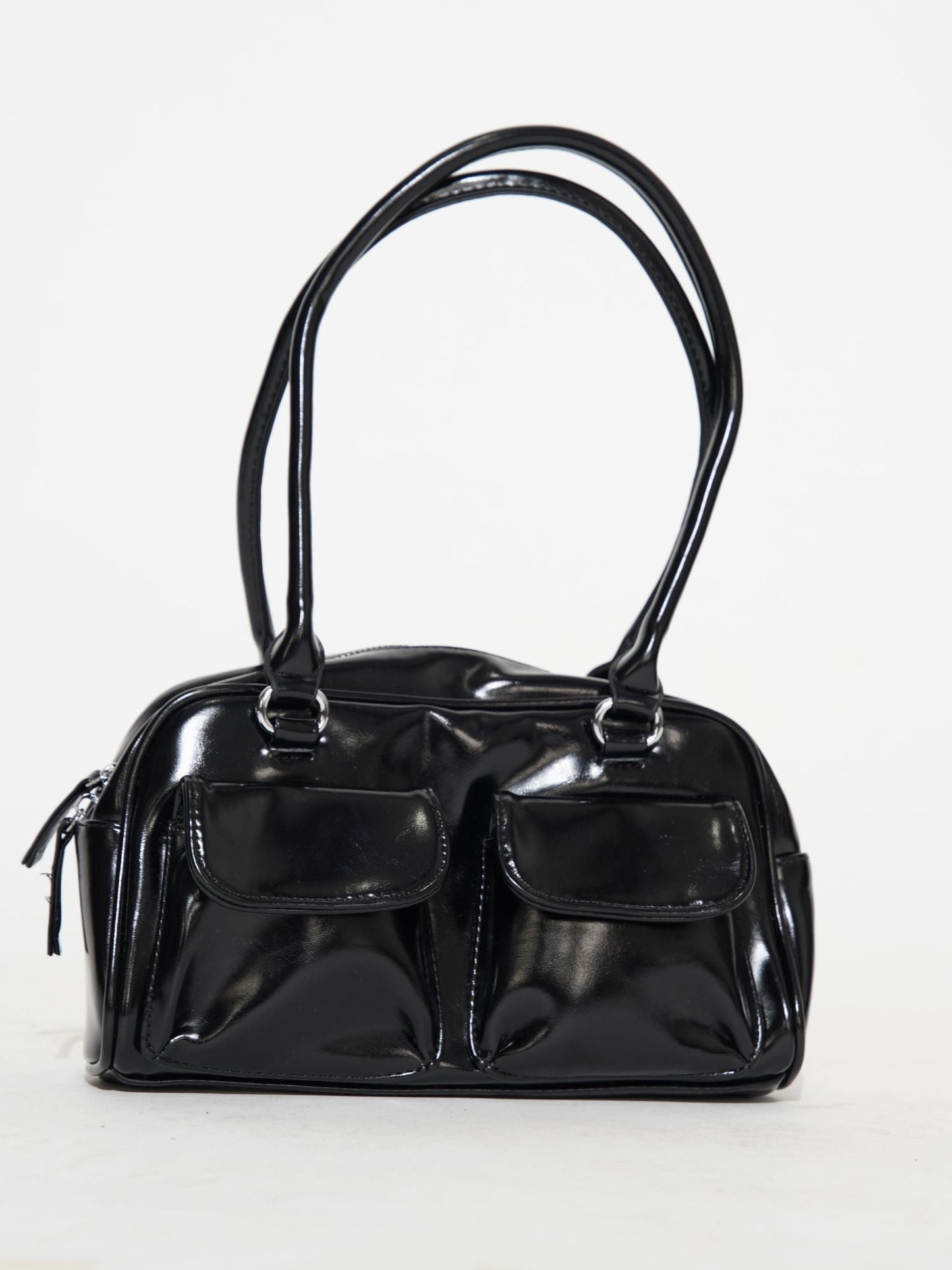 Schlanke Ledertasche für den Alltag