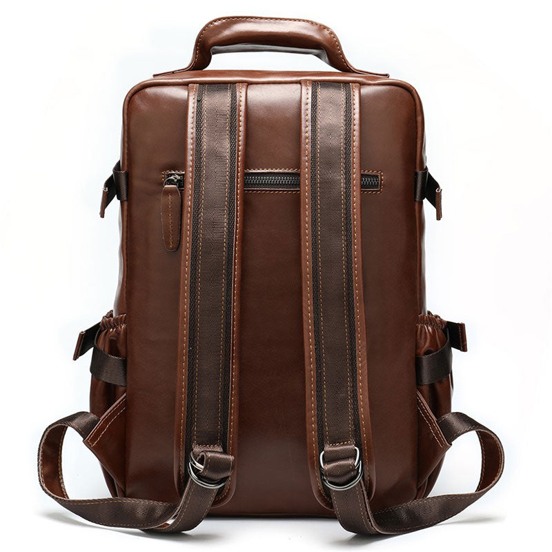 EDC-Reiserucksack aus Vintage-Leder