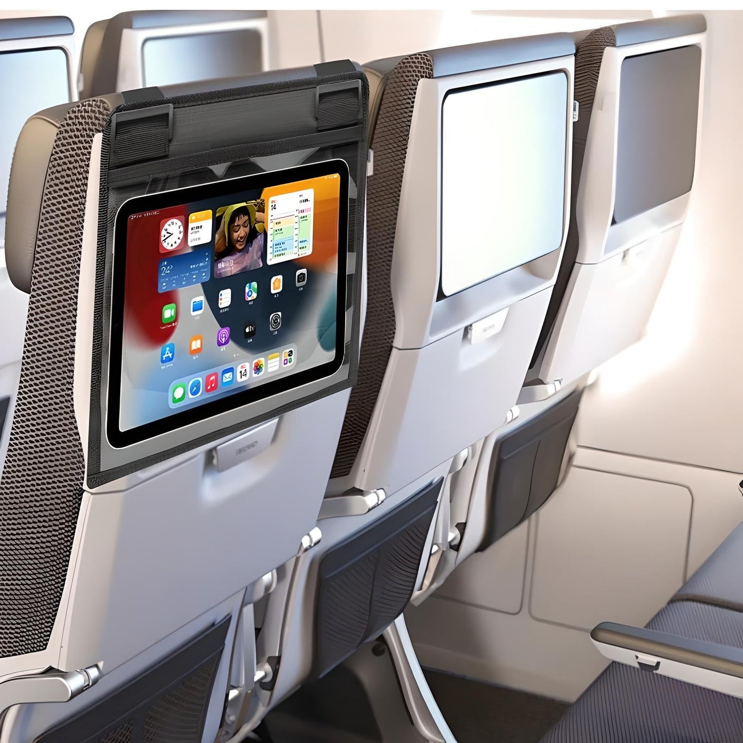 Tablet-Halter fürs Flugzeug
