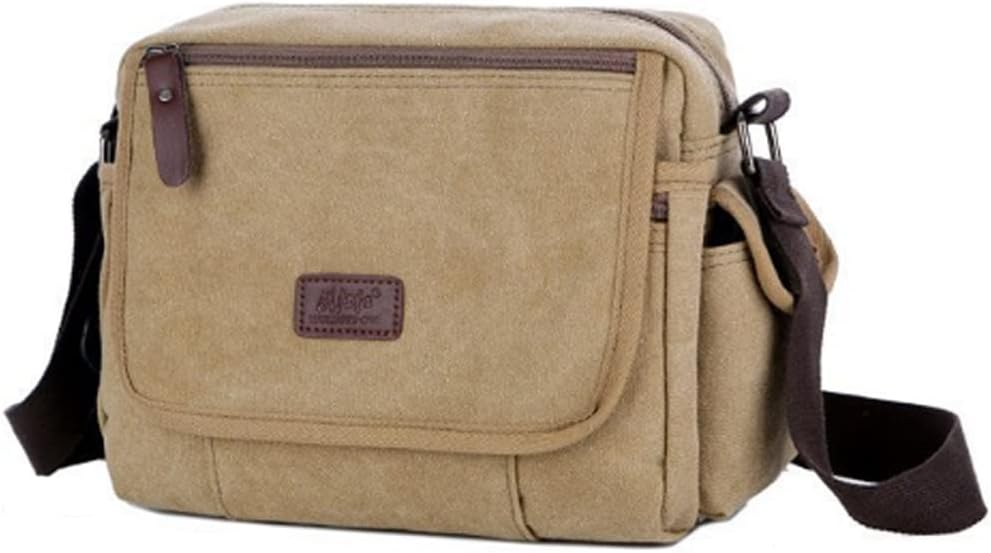 Umhängetasche aus Canvas im Vintage-Stil