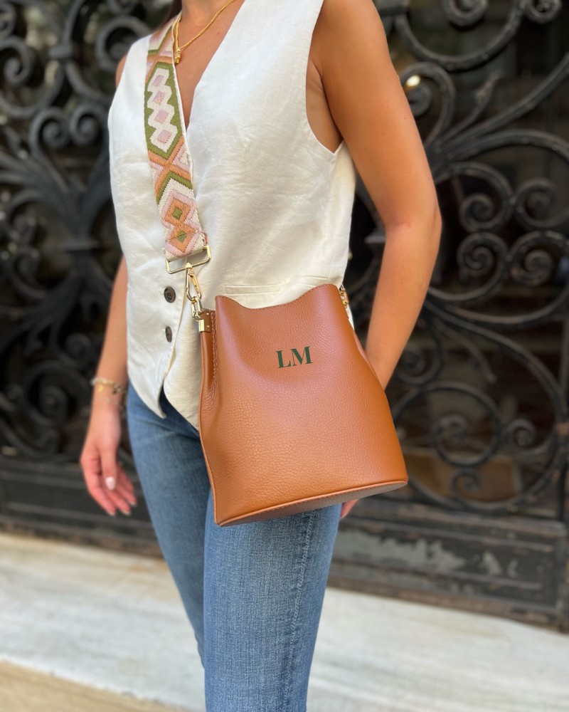 Taupefarbene Federica-Tasche