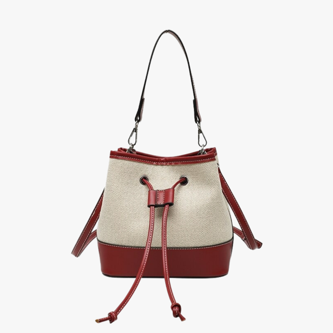 Beuteltasche aus Canvas im Vintage-Stil