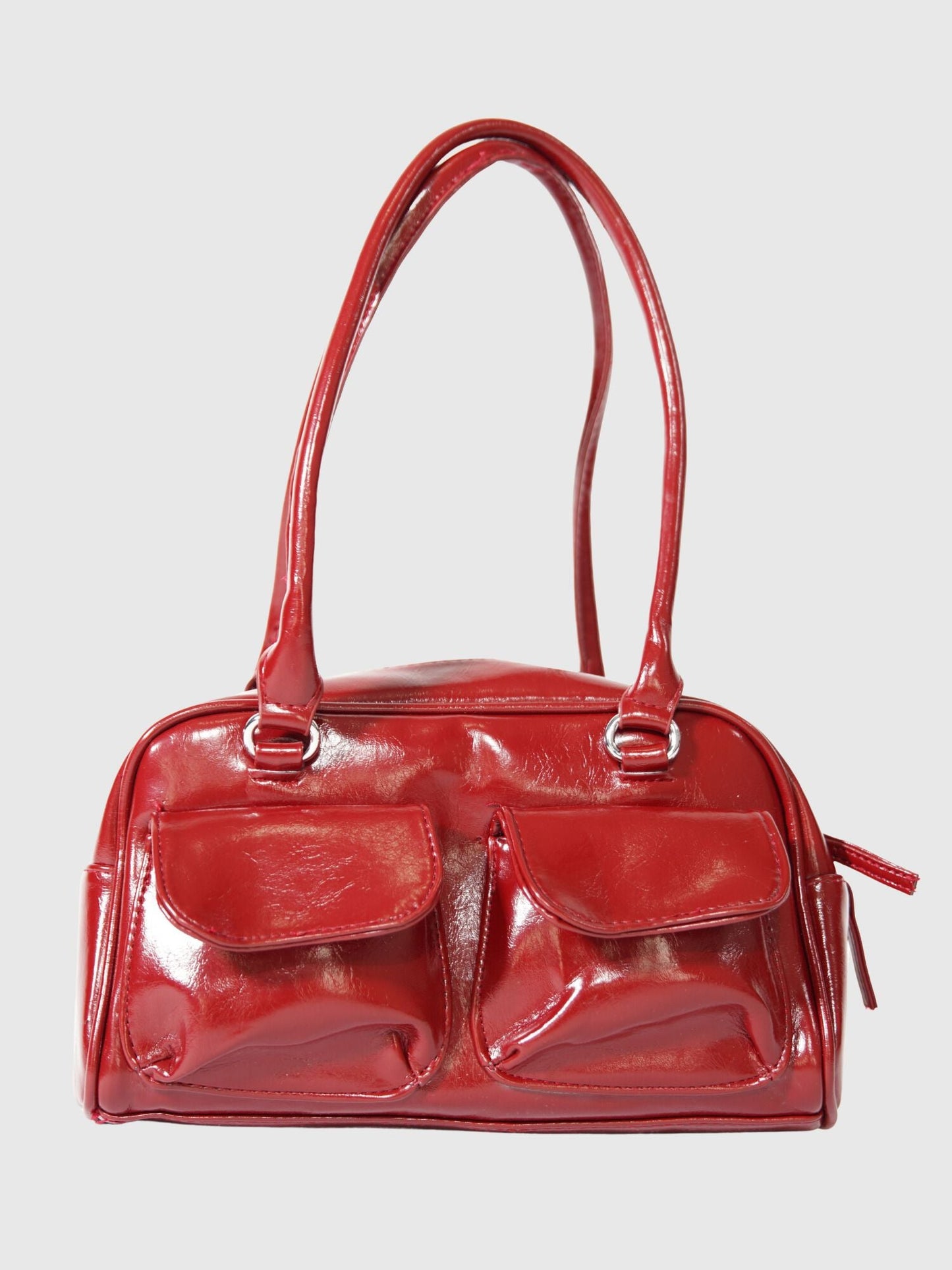 Schlanke Ledertasche für den Alltag