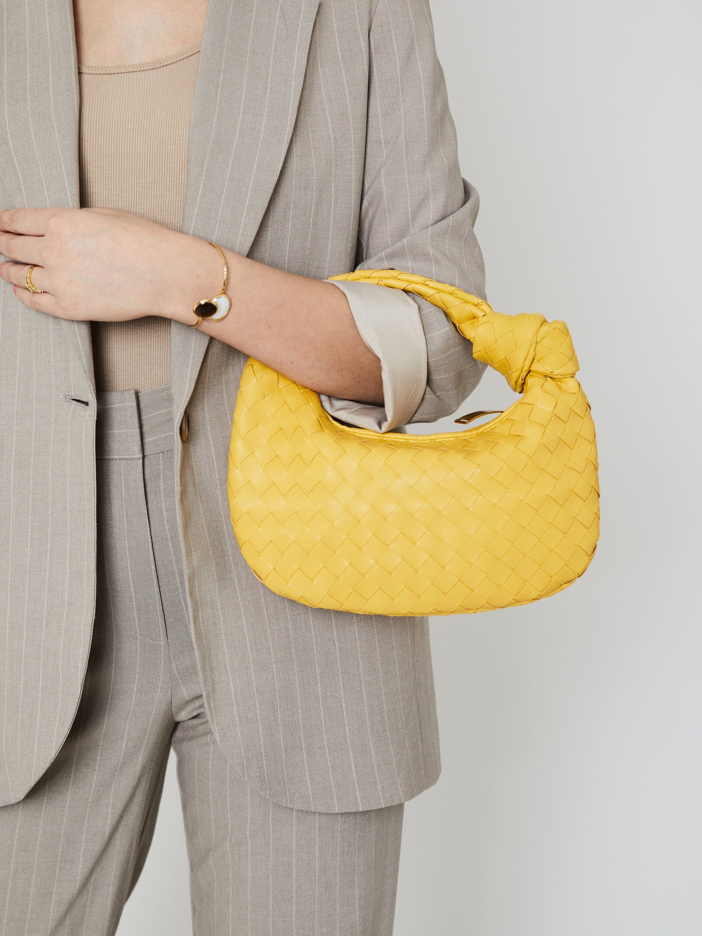 Mini Everyday Ledertasche - Gelb