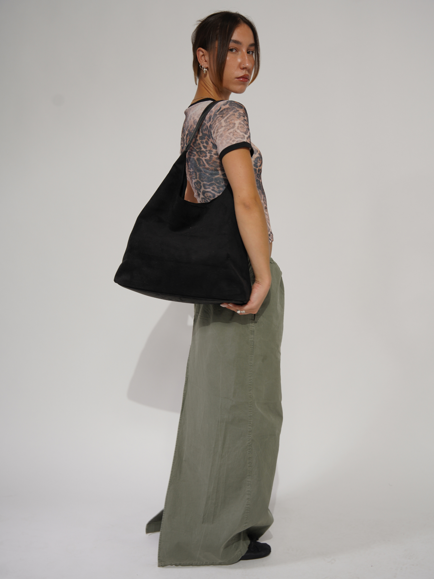 Tote Bag aus Wildleder für den Alltag