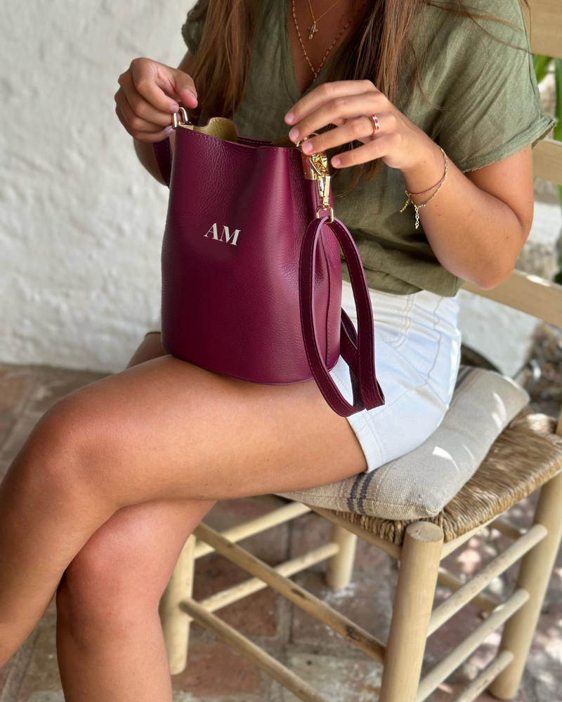 Taupefarbene Federica-Tasche