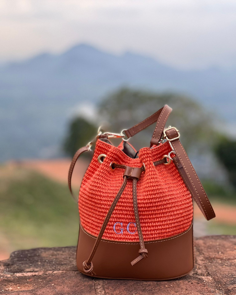 Mini-Bouler-Tasche „Carmina Orange“